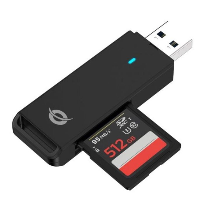 Conceptronic Lector de Tarjetas Externo USB 3.0 Compatible con SD, SDHC, SDXC, Micro SD/T-Flash, Micro SDHC, Micro SDXC 3 Conceptronic Lector de Tarjetas Externo USB 3.0 Compatible con SD, SDHC, SDXC, Micro SD/T-Flash, Micro SDHC, Micro SDXC 3