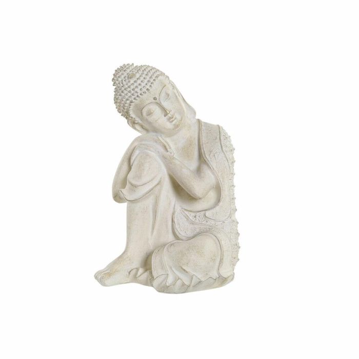 Figura Decorativa DKD Home Decor Gris Buda Resina (17 x 17 x 26 cm) 0 Figura Decorativa DKD Home Decor Gris Buda Resina (17 x 17 x 26 cm) 0