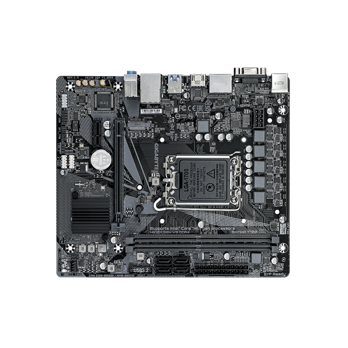 GIGABYTE H610M S2H V3 DDR4 LGA 1700 HDMI PCIE4.0 4SATA3 USB3.2 MATX 3 GIGABYTE H610M S2H V3 DDR4 LGA 1700 HDMI PCIE4.0 4SATA3 USB3.2 MATX 3