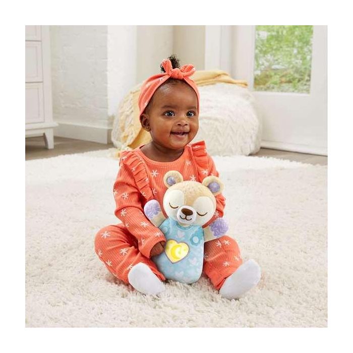 V-Tech Peluche De Cuna Osito Melodías 80-539822 para Bebé +0 Meses con 15 Minutos de Melodías Relajantes 4