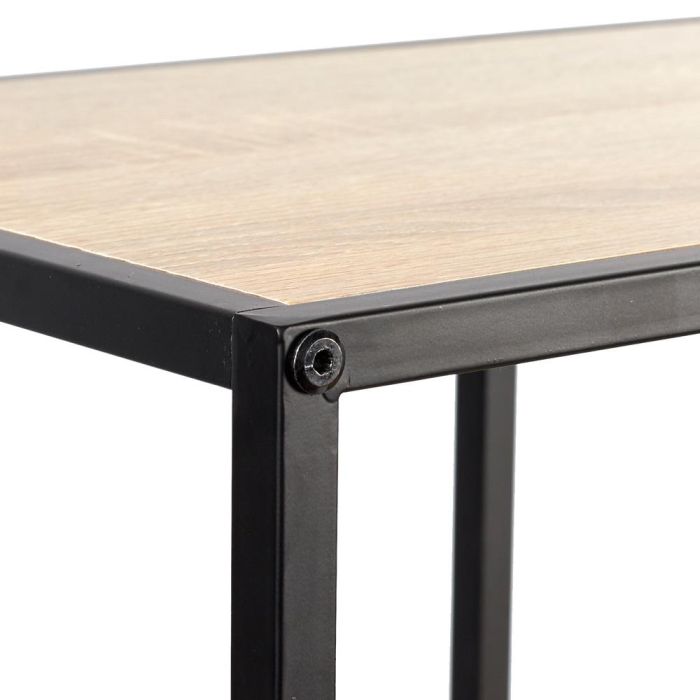 Home Deco Factory Estantería Loka de 9 compartimentos, madera MDF y hierro, 99x32x105.5 cm 4