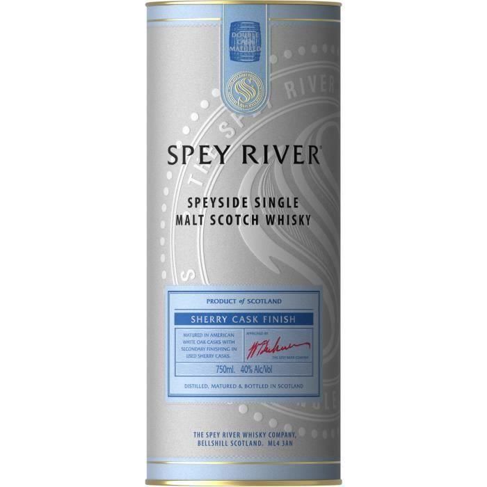 SPEY RIVER Whisky Sherry acabado en barrica - 70CL - 40% 1