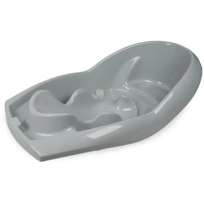 Thermobaby Bañera Lagoon Encanto Gris con Asiento Integrado para Bebé (0-12 meses) 1