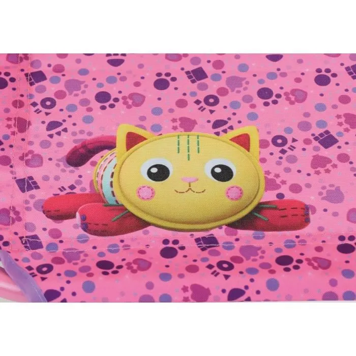 Fun House Muebles de jardín Gabby y la Casa Mágica Mesa 46 x 46 cm 2 sillas plegables sombrilla 125 x 100 cm AAAAL59135 2