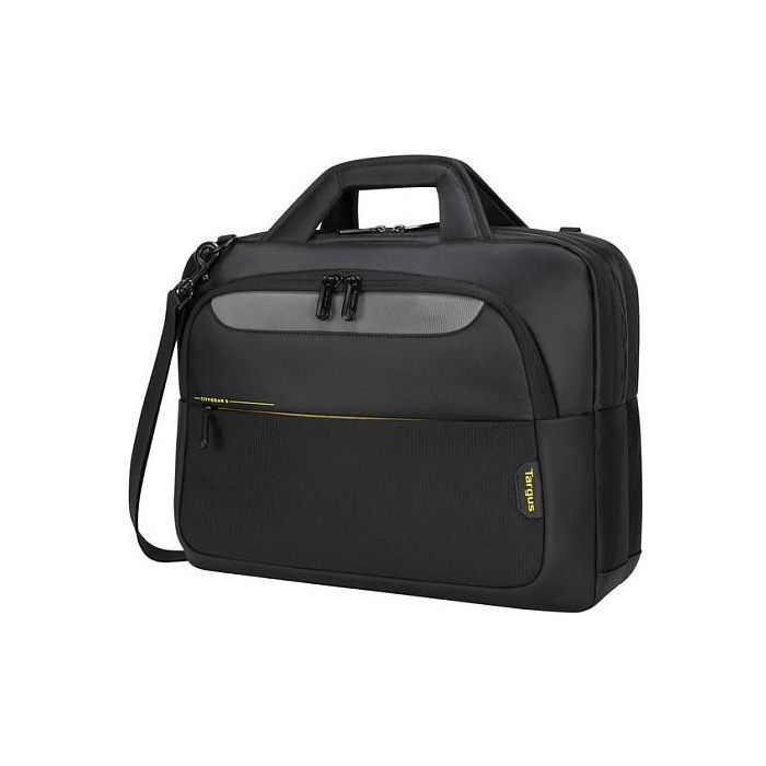 Targus Maletín Citygear Toploader para Portátil de 17.3", Negro, Tirante para Hombro
