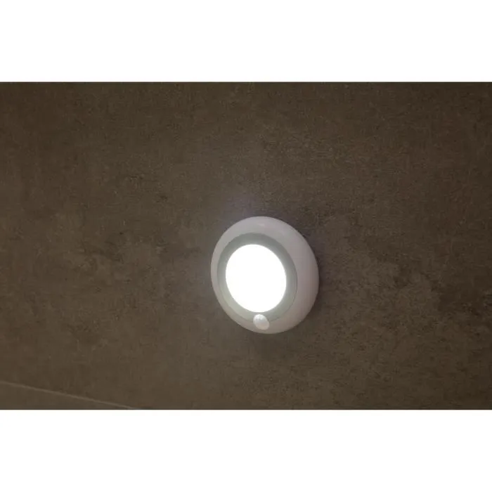 Gao GAO4004282473626 Pack 2 Luces LED Vestidor 80 Lúmenes Sensor PIR Pilas AAA 2