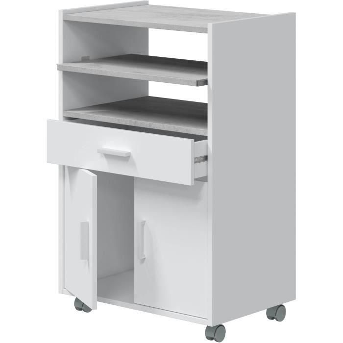 Mueble microondas 1cajón + 2puertas 59 x 40 x 92 cm tidy 2 Mueble microondas 1cajón + 2puertas 59 x 40 x 92 cm tidy 2