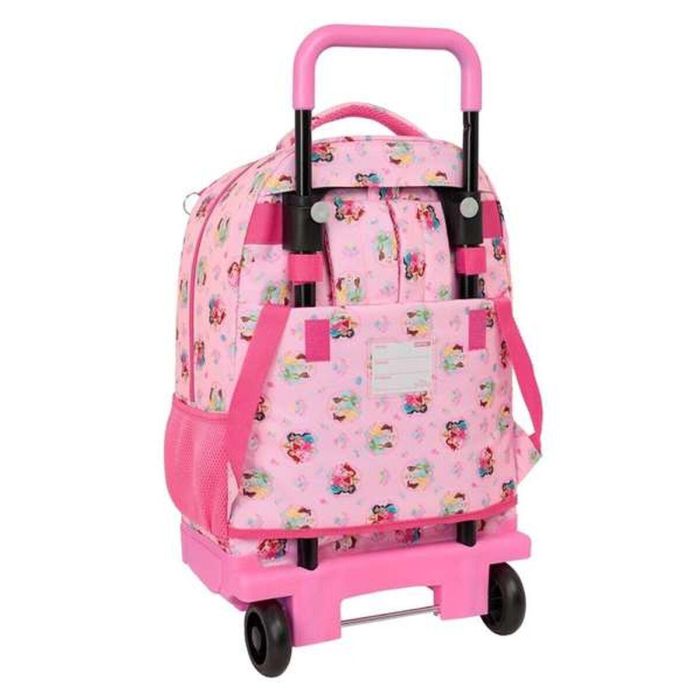 Mochila Escolar con Ruedas Disney Princess Rosa 33 x 45 x 22 cm 1 Mochila Escolar con Ruedas Disney Princess Rosa 33 x 45 x 22 cm 1