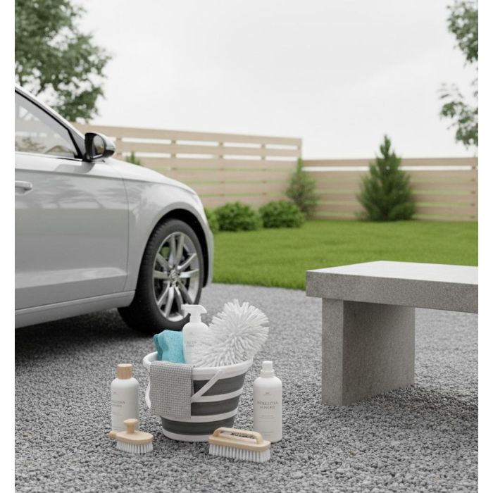 Confortime Cubo Plegable de Plástico 10 Litros 33x33x24.5 cm (12 Unidades) 5