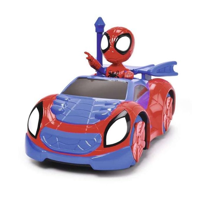 Coche radio control spidey web crawler, funciona adelante y marcha atrás en curva escala 1:24 17 cm 2 Coche radio control spidey web crawler, funciona adelante y marcha atrás en curva escala 1:24 17 cm 2