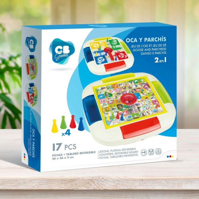 Tablero de Parchís y Oca CB Games 26 x 5 x 26 cm (6 Unidades) 1 Tablero de Parchís y Oca CB Games 26 x 5 x 26 cm (6 Unidades) 1