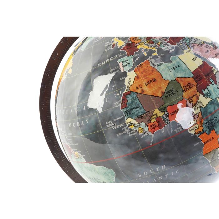Globo Terraqueo Colonial DKD Home Decor Gris 25 x 35 x 25 cm (2 Unidades) 3 Globo Terraqueo Colonial DKD Home Decor Gris 25 x 35 x 25 cm (2 Unidades) 3