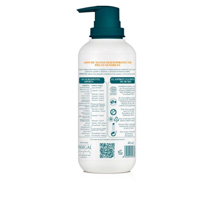 Dr. Tree Jabón de Manos Dermoprotector para Pieles Sensibles 200 ml 1