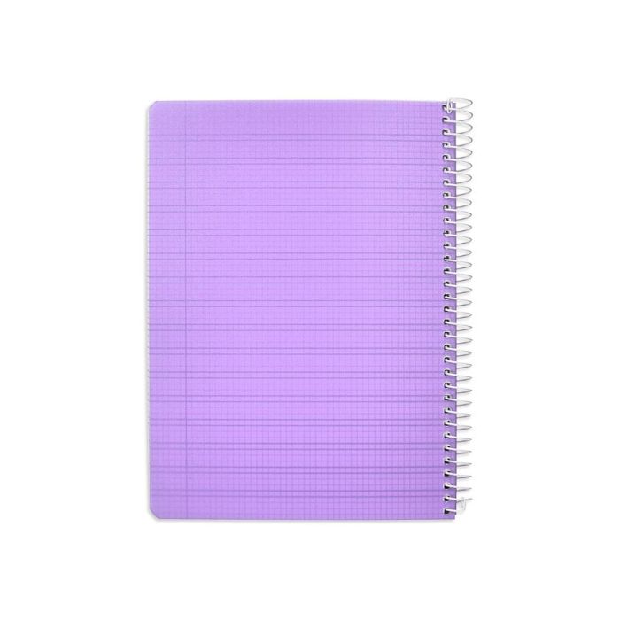 Cuaderno Espiral Liderpapel Din A5 Pautaguia Tapa Plastico 80H 90 gr Cuadro Pautado 3 mm Con Margen Color Lila 5 unidades 2 Cuaderno Espiral Liderpapel Din A5 Pautaguia Tapa Plastico 80H 90 gr Cuadro Pautado 3 mm Con Margen Color Lila 5 unidades 2