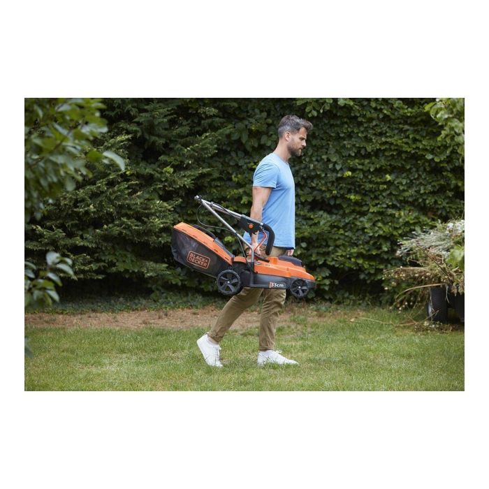Black & Decker BCMW3318L2-QW Cortacésped Inalámbrico Litio 18V 33 cm, 2.5Ah con 2 baterías y cargador 4
