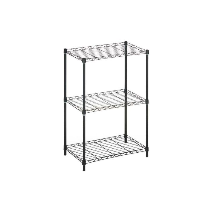 Estantería Kipit WR4312-3-484 Negro Metal Plástico 56 x 35 x 80 cm