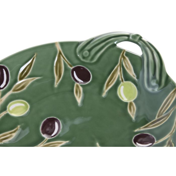 Bandeja Cottage DKD Home Decor Verde Oscuro 26.6 x 5 x 33 cm (2 Unidades) 1 Bandeja Cottage DKD Home Decor Verde Oscuro 26.6 x 5 x 33 cm (2 Unidades) 1