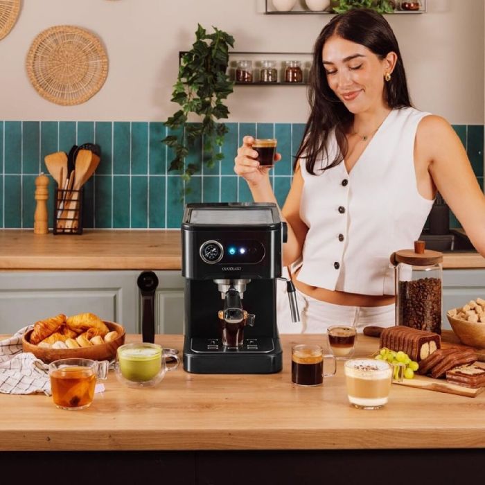 Cafetera Express de Brazo Cecotec Power Espresso 20 Pro 1350 W 1,5 L Negro 1 Cafetera Express de Brazo Cecotec Power Espresso 20 Pro 1350 W 1,5 L Negro 1