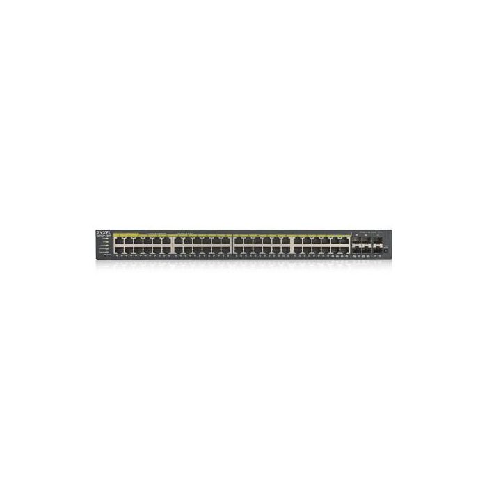 Zyxel GS1920-48HPV2 Switch Gestionado Gigabit Ethernet PoE Negro 48 Puertos GS192048HPV2-EU0101F 1 Zyxel GS1920-48HPV2 Switch Gestionado Gigabit Ethernet PoE Negro 48 Puertos GS192048HPV2-EU0101F 1