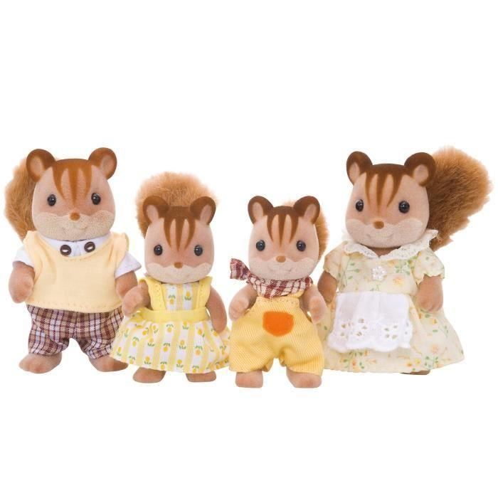 Sylvanian Families 4172 Familia Ardillas Rojas - 4 Figuras Articuladas con Ropa Extraíble: Mamá, Papá, Hijo y Hija - Juguete +3 Años 1 Sylvanian Families 4172 Familia Ardillas Rojas - 4 Figuras Articuladas con Ropa Extraíble: Mamá, Papá, Hijo y Hija - Juguete +3 Años 1