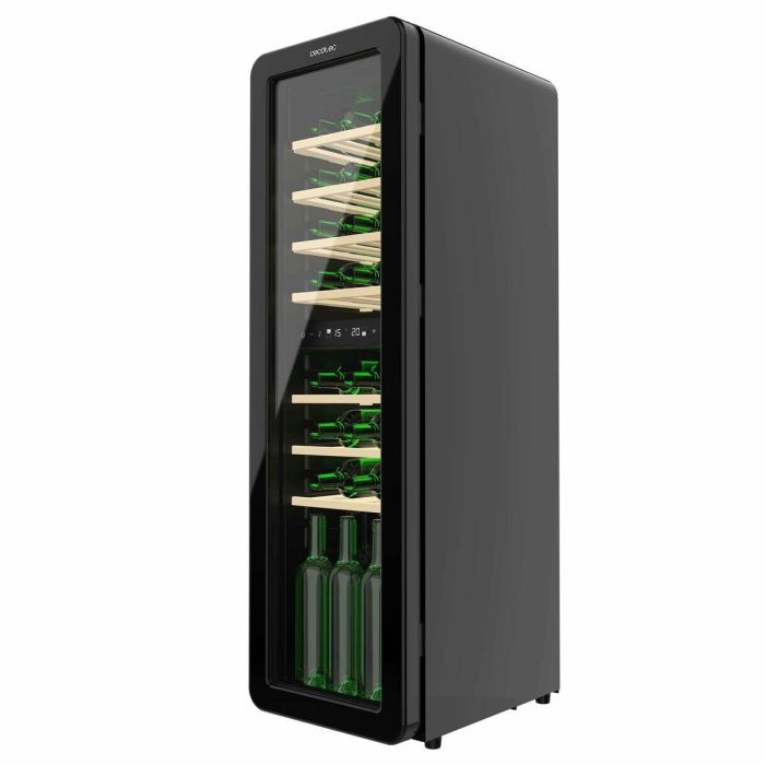 Cecotec Vinoteca GrandSommelier Origin Duo 30, 30 botellas, doble zona, LED, NoFrost, negro 15