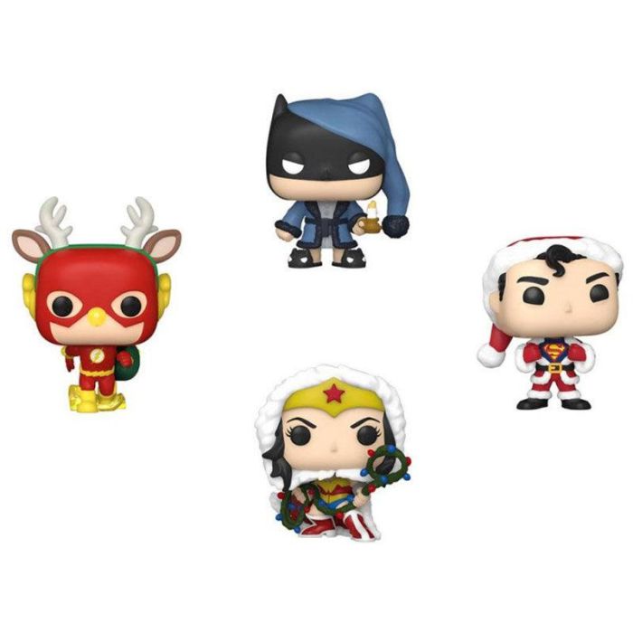 Arbol Navidad con 4 figuras Pocket POP DC Comics Tree Holiday Exclusive 1 Arbol Navidad con 4 figuras Pocket POP DC Comics Tree Holiday Exclusive 1