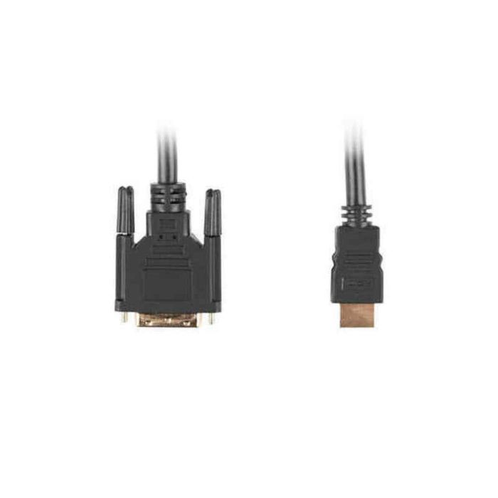 Cable HDMI a DVI Lanberg Macho/Macho Negro 0 Cable HDMI a DVI Lanberg Macho/Macho Negro 0