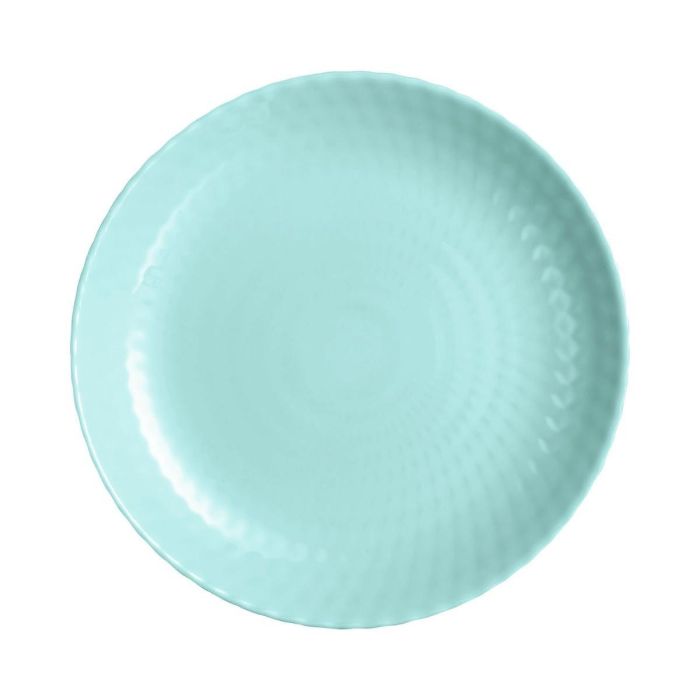 Plato Llano Opal Pampille Turquesa Luminarc 25 cm Plato Llano Opal Pampille Turquesa Luminarc 25 cm