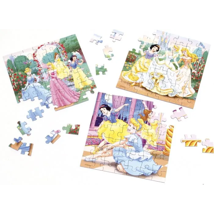 Ravensburger Puzzle Princesas Disney 3 x 49 Piezas 2