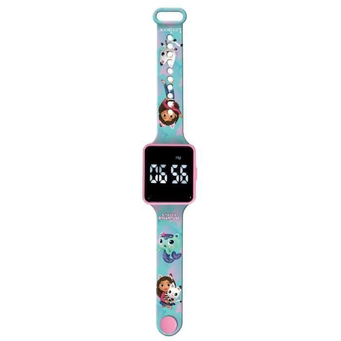 Lexibook - Gabby y la Casa Mágica - Reloj LED conectado - Pulsera ajustable 1