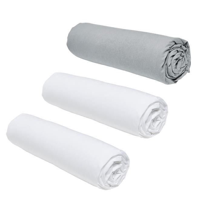 Conjunto de 3 maldiciones esenciales de Teday - 160 x 200 cm - 2 personas - 100% algodón - tiza/ acero 1 Conjunto de 3 maldiciones esenciales de Teday - 160 x 200 cm - 2 personas - 100% algodón - tiza/ acero 1