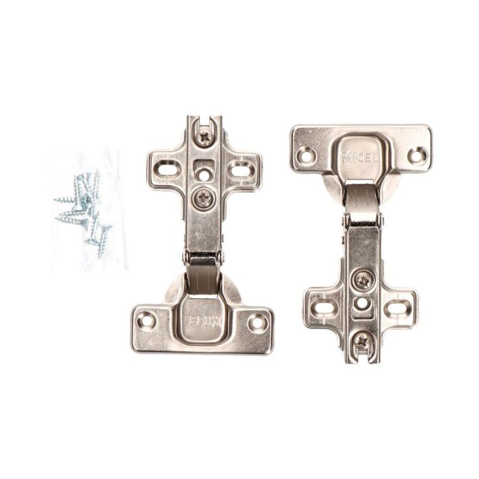Edm Bisagra de cazoleta recta bc02 35mm acero zincado blister con tornillos