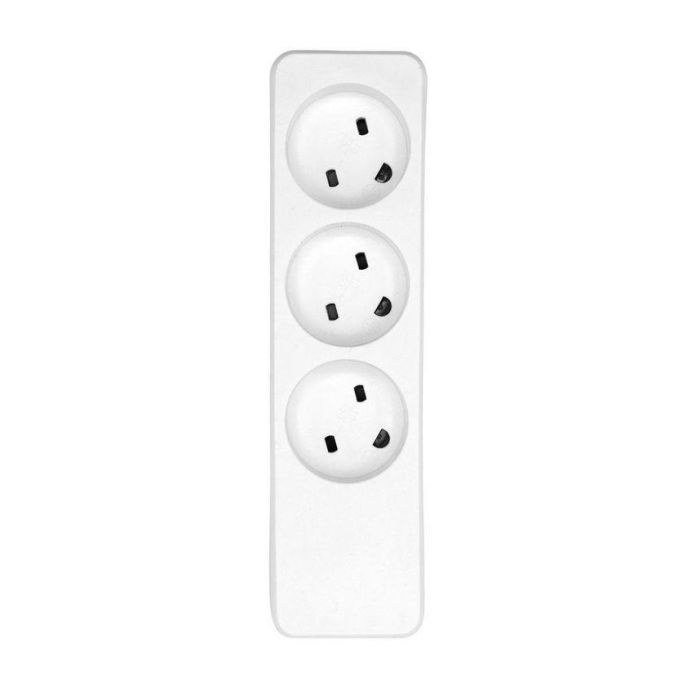 ProXtend Danish IT Power Strip 3-way White 1 ProXtend Danish IT Power Strip 3-way White 1