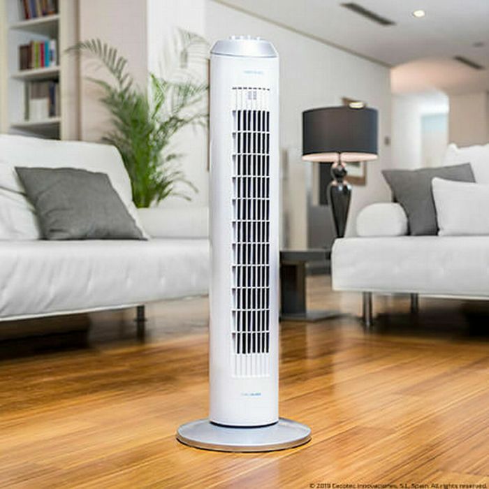 Ventilador Torre Cecotec ForceSilence 8090 Skyline 60W Blanco 2 Ventilador Torre Cecotec ForceSilence 8090 Skyline 60W Blanco 2