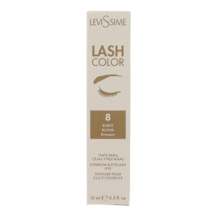 Levissime Tinte Pestañas y Cejas 8 Rubio 15ml - Acabado Luminoso