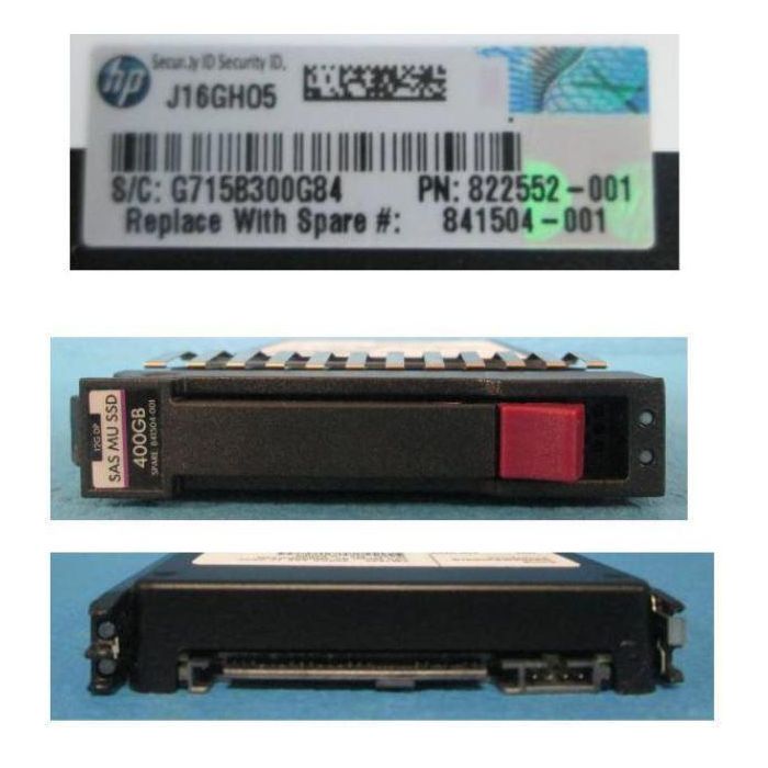 Hewlett Packard Enterprise 400GB 2.5" SAS 12 Gbit/s - Disco duro de estado sólido para servidores y sistemas HP