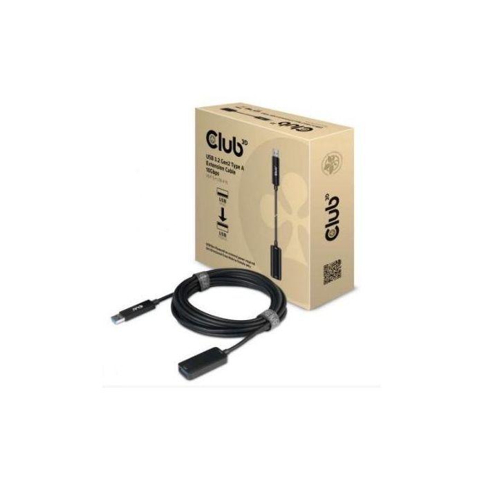 Club3D USB 3.2 Cable Extensor Activo 5m - 10 Gbps (Tipo A Macho a Tipo A Hembra) 2 Club3D USB 3.2 Cable Extensor Activo 5m - 10 Gbps (Tipo A Macho a Tipo A Hembra) 2