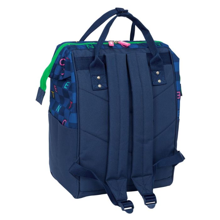 Mochila Escolar Benetton benetton Azul marino 27 x 40 x 19 cm 1 Mochila Escolar Benetton benetton Azul marino 27 x 40 x 19 cm 1