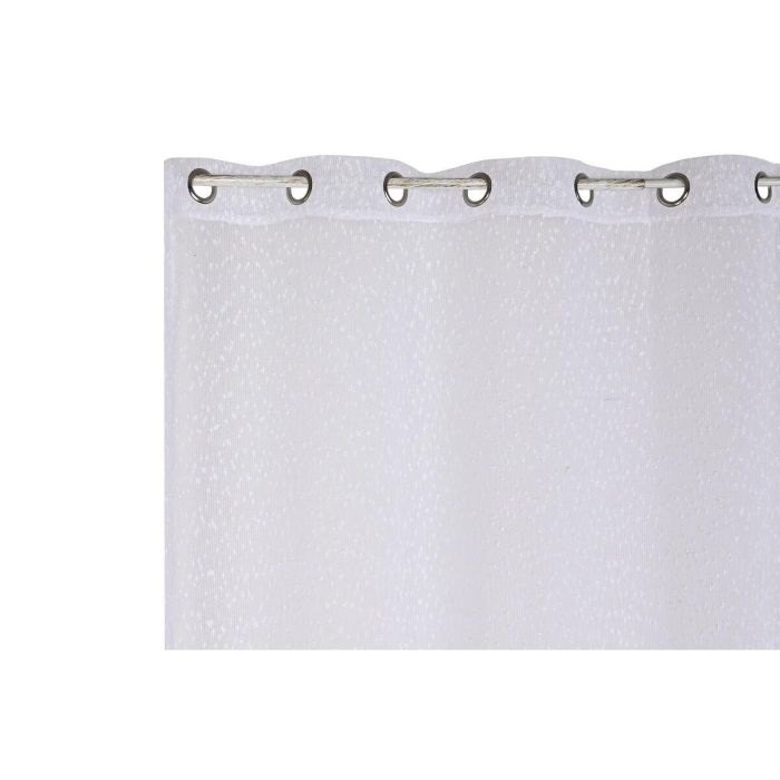 Cortina Basicos DKD Home Decor Blanco 260 x 260 x 140 cm 3