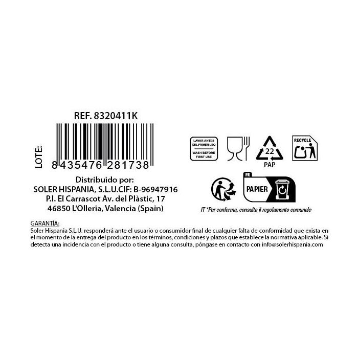 Jarra de vidrio Chrysler 1,1 litros con tapa - Inde (6 Unidades) 2 Jarra de vidrio Chrysler 1,1 litros con tapa - Inde (6 Unidades) 2