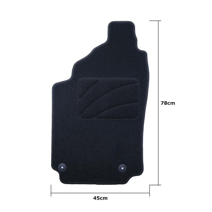 Set de Alfombrillas para Coche OCC Motorsport OCCD0022 5 Piezas 3 Set de Alfombrillas para Coche OCC Motorsport OCCD0022 5 Piezas 3
