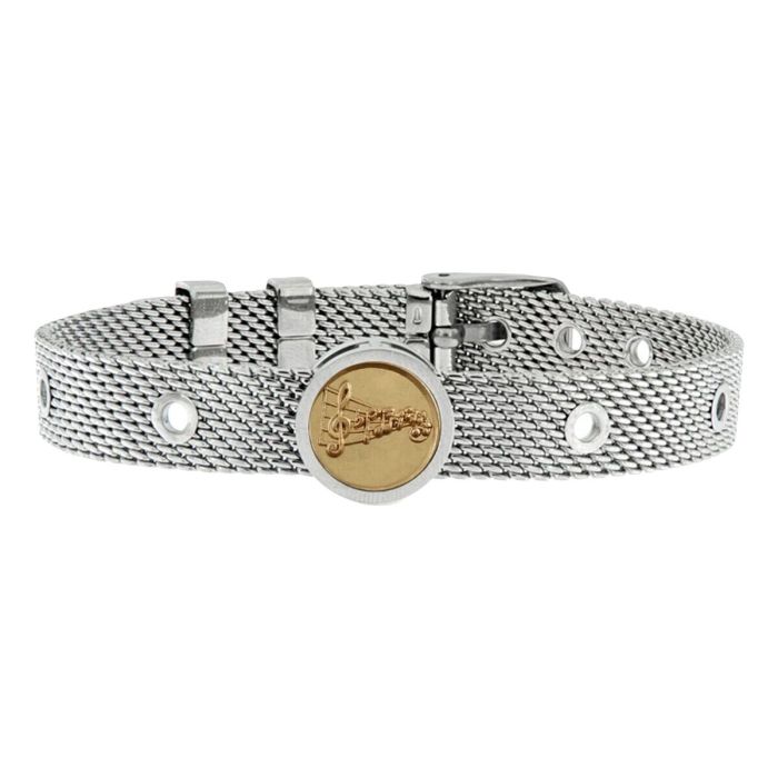 Pulsera Unisex Musician Talent Jewels TJA-4-11-01-1-235 Plateado 0 Pulsera Unisex Musician Talent Jewels TJA-4-11-01-1-235 Plateado 0