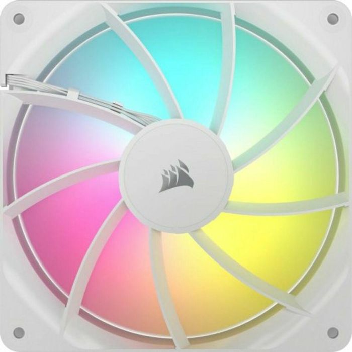 Corsair CO-9050186-WW Ventilador Caja RS ARGB Series 140mm Blanco ARGB Fan Single Pack 3