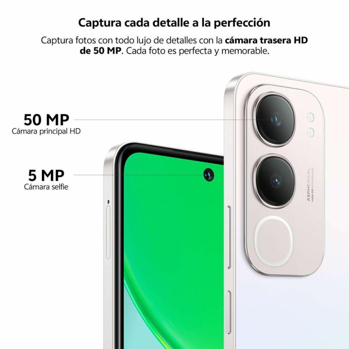 Vivo 5668781 Smartphone Y19s 8GB RAM 256GB ROM 6.68" 50MP Cámara 5500mAh Batería 90Hz IP64 Plata Perla 9 Vivo 5668781 Smartphone Y19s 8GB RAM 256GB ROM 6.68" 50MP Cámara 5500mAh Batería 90Hz IP64 Plata Perla 9