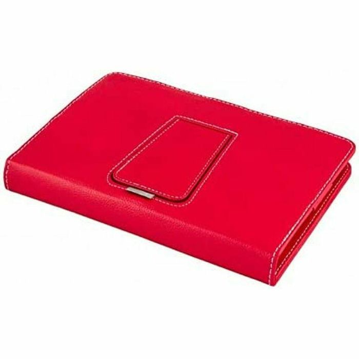 Funda para Tablet y Teclado Silver Electronics 111916140199 Rojo Qwerty Español 9"-10.1" 1