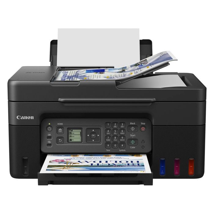 Canon G4570 Megatank Impresora Multifunción 4 en 1 Inyección de Tinta Color Wi-Fi ADF Negro