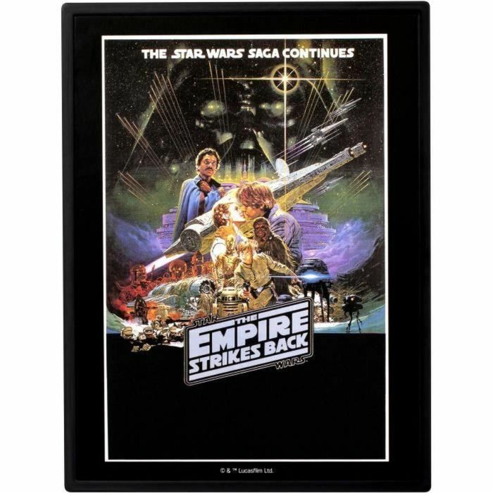 Fandrop FAN0630996920770 Figura STAR WARS Luke vs Darth Vader Vitrina con escena de culto + mini póster 18 cm 4