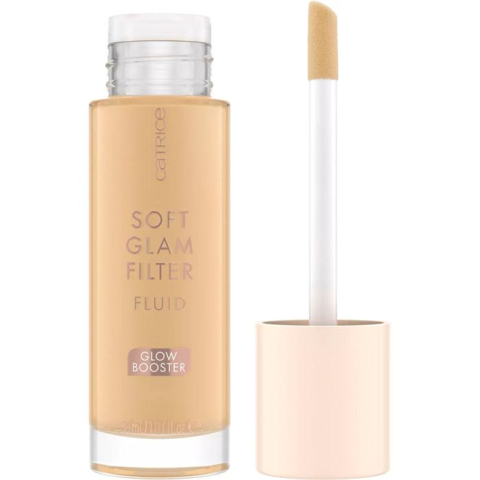 Catrice SOFT GLAM FILTER fluid glow booster Iluminador Efecto Filtro Suave Glamour #020-light-medium 30ml con Vitamina E y Escualeno 3 Catrice SOFT GLAM FILTER fluid glow booster Iluminador Efecto Filtro Suave Glamour #020-light-medium 30ml con Vitamina E y Escualeno 3
