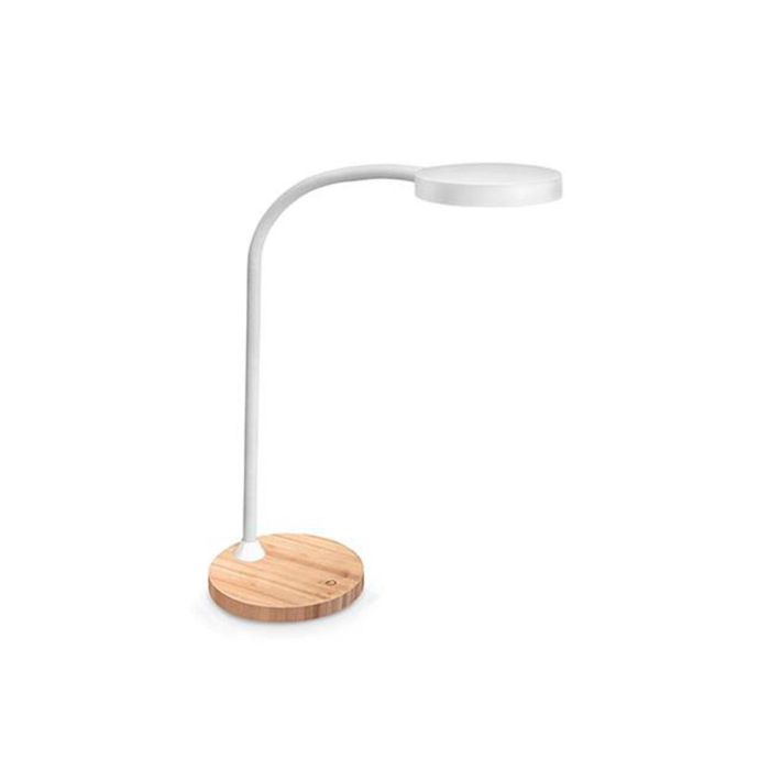 Cep Lámpara de Escritorio LED 5,46W 300lm Brillo Regulable Cabeza Orientable Blanco y Madera 0 Cep Lámpara de Escritorio LED 5,46W 300lm Brillo Regulable Cabeza Orientable Blanco y Madera 0