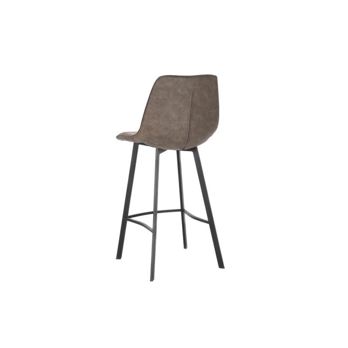 Taburete Vintage DKD Home Decor Marron Oscuro Negro 49 x 110 x 56 cm 1 Taburete Vintage DKD Home Decor Marron Oscuro Negro 49 x 110 x 56 cm 1